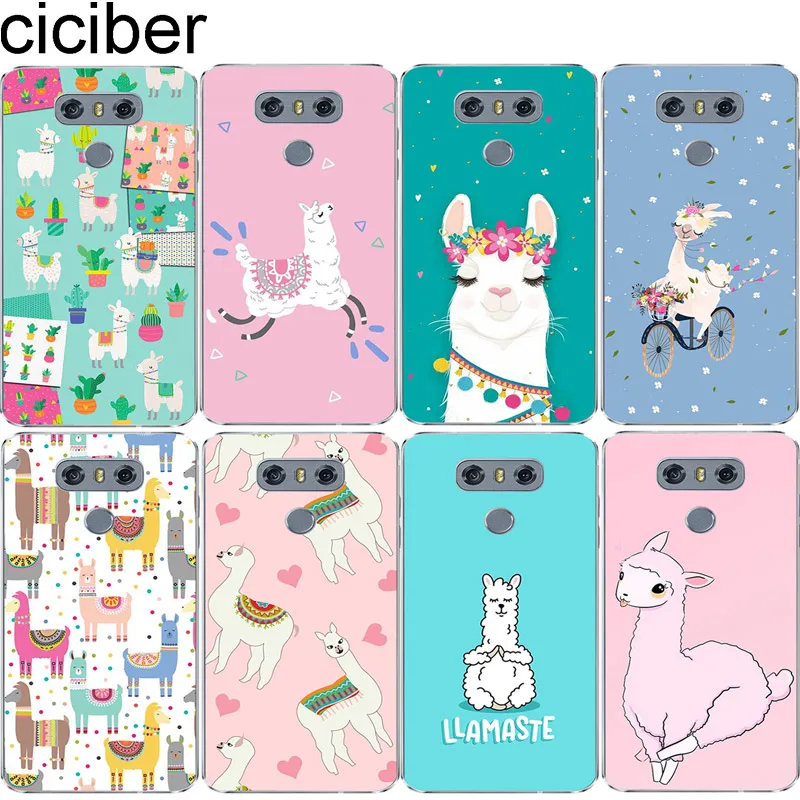 Ciciber милый лама для LG G7 G6 G5 G4 V40 V35 V30 V20 THINQ Мягкий ТПУ чехол телефона K8 K10 K4 K7 2017 2018 K9 K11