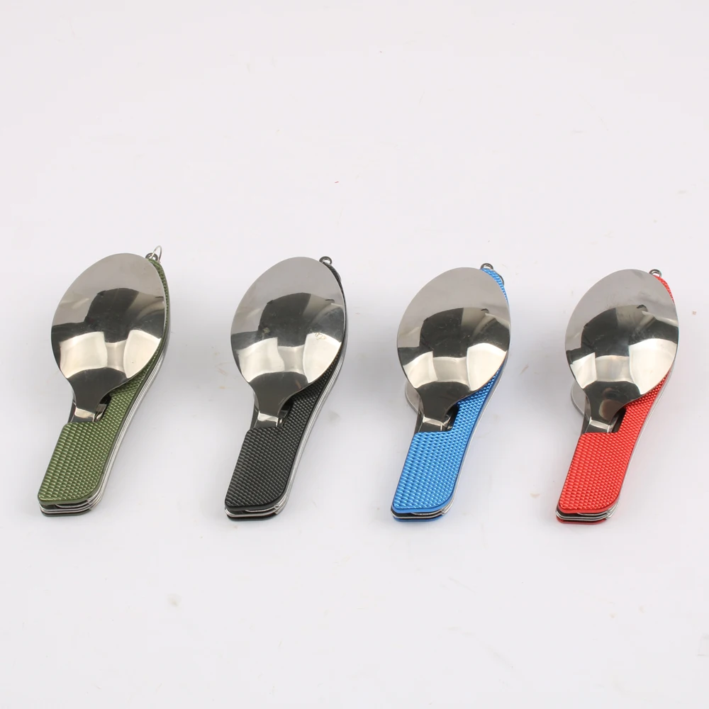 Походные принадлежности для кемпинга многофункциональная Ложка Вилка Нож