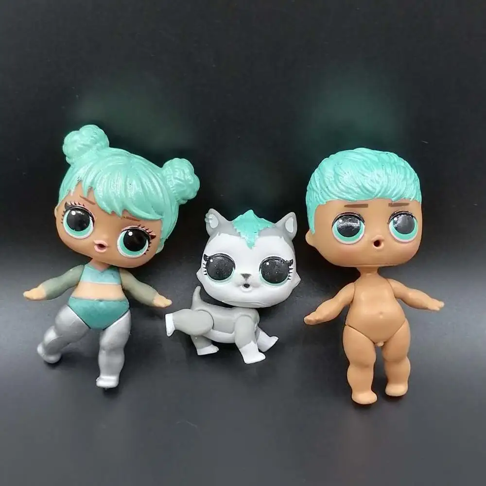 

1pcs LOLs Surprise Dolls Pets with Green Head Rare Style L.O.L. Surprise Collection Toys for Kids Girls Gift