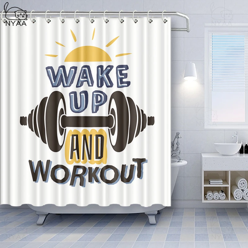 Занавеска для душа Vixm стилизованная вручную штора в горошек с вдохноввающей