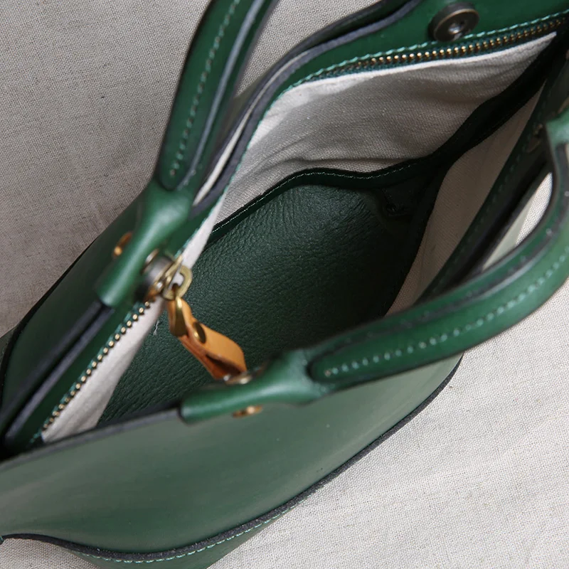 EUMOAN/Летняя кожаная женская сумка ручной работы ручная ретро-сумка на одно плечо