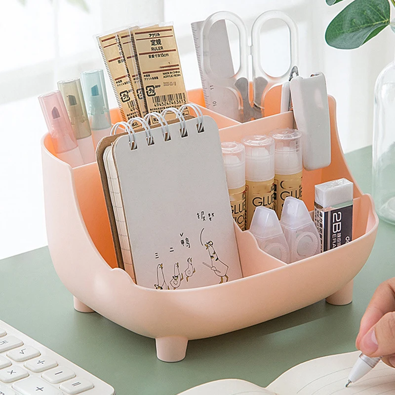 

Desktop Storage Organizer For Stationery Storage With 6 Compartments Office Workspace Desktop Keeping Neat Tools Storage