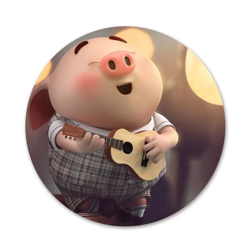 Милые Мультяшные значки свинки украшения броши металлические для одежды рюкзака