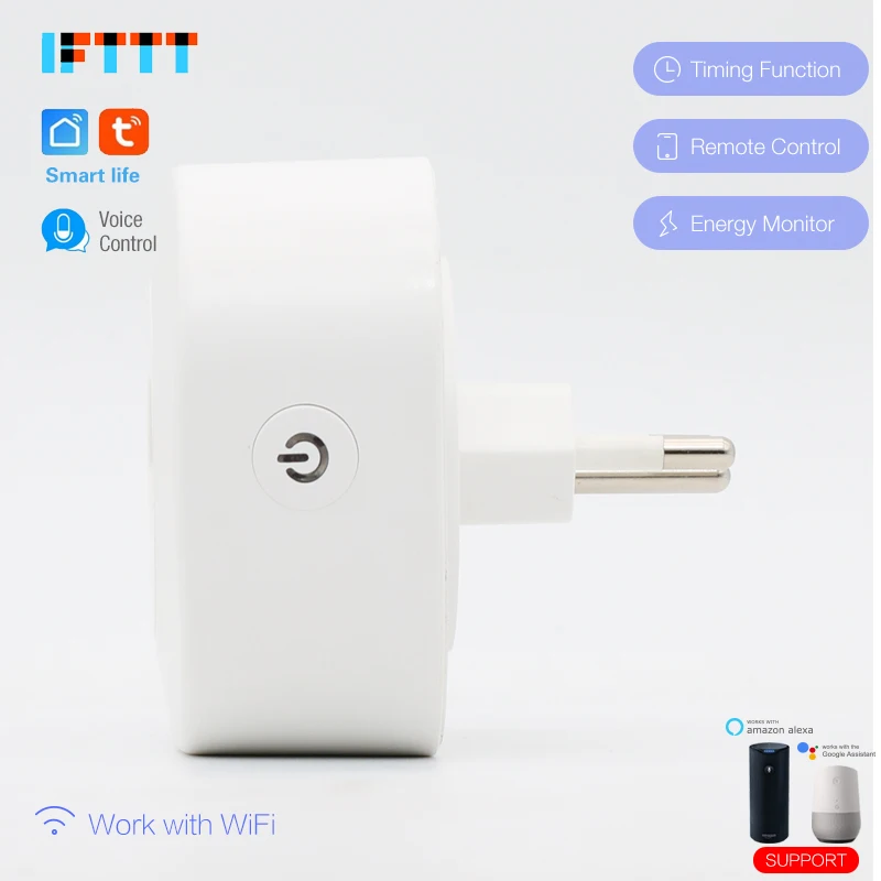 Умная Wi Fi розетка беспроводной Голосовое управление &quotумные&quot аксессуары для