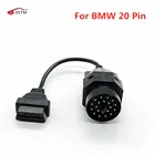 OBD1 OBD2 диагностический адаптер для BMW 20Pin для OBD2 16Pin гнездовой разъем полный Pin Подходит для BMW 20 Pin к OBDII 16 Pin Лидер продаж