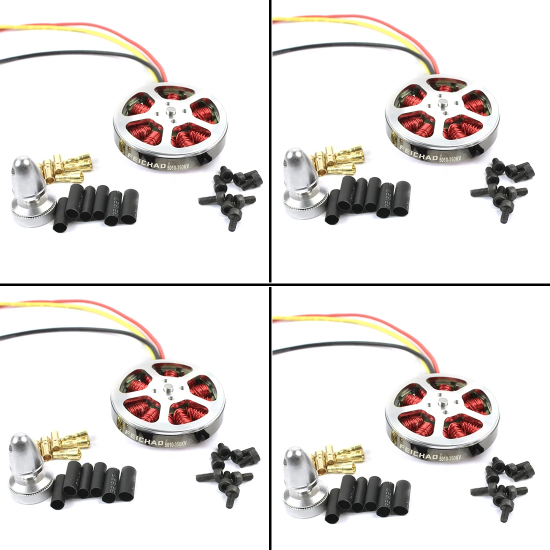 

4pcs Feichao 350KV Brushless Disk Motor high Thrust With Mount For RC Mini Multicopters MultiCopter Aircraft Drone Spare Parts
