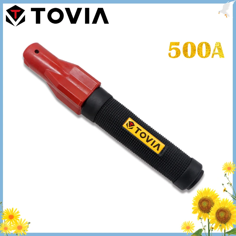 Держатель электрода TOVIA 500A сварочный провод 1 0 4 мм сварочные аксессуары