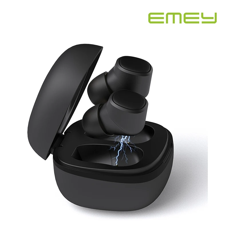 EMEY TWS Earbuds True Wireless Earphones HIFI IPX6 Waterproof Bluetooth with Dual Micphone