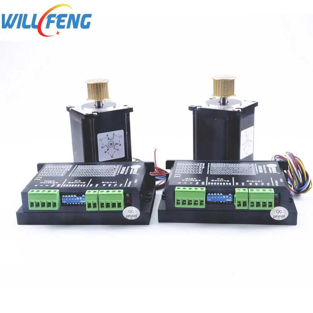 Драйвер шагового двигателя Will Feng Leadshine 3DM580 и 573S15-L 4 шт./компл. для лазерной
