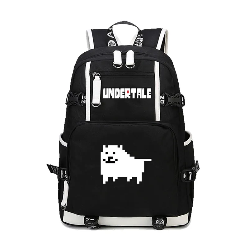 Игра Undertale Frisk/Toriel/Sans pixel Скелет школьный рюкзак с печатью сумки мальчики девочки