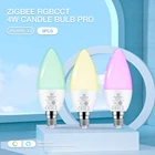 Светодиодная лампа Zigbee Gledopto 3,0 для умного дома, 3 шт., меняющая цвет, 4 Вт, E12E14 Pro, для светильник щения, спальни, гостиной, кухни