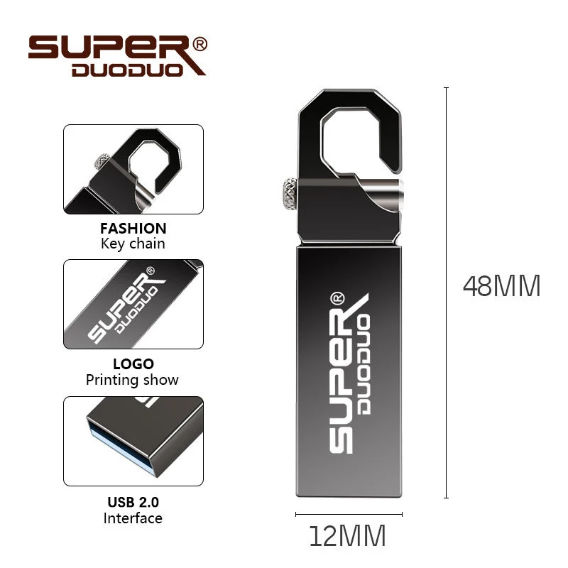USB 2 0 Версия 32G высокоскоростной флеш накопитель водонепроницаемый металлический