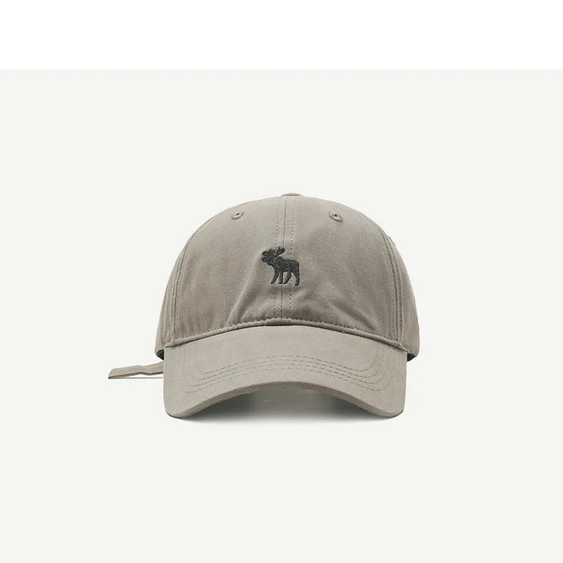 Бейсболка с вышивкой лося Снэпбэк Кепка в уличном стиле Спортивная хип-хоп