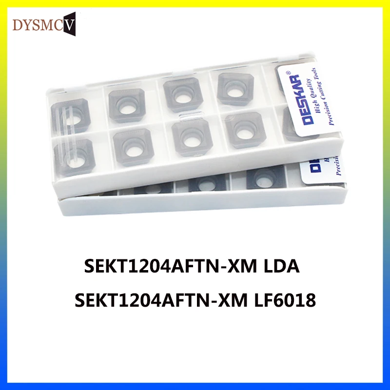 DESKAR 100% оригинальный ЧПУ фреза SEKT1204AFTN XM LF6018 LDA для токарной обработки нержавеющая