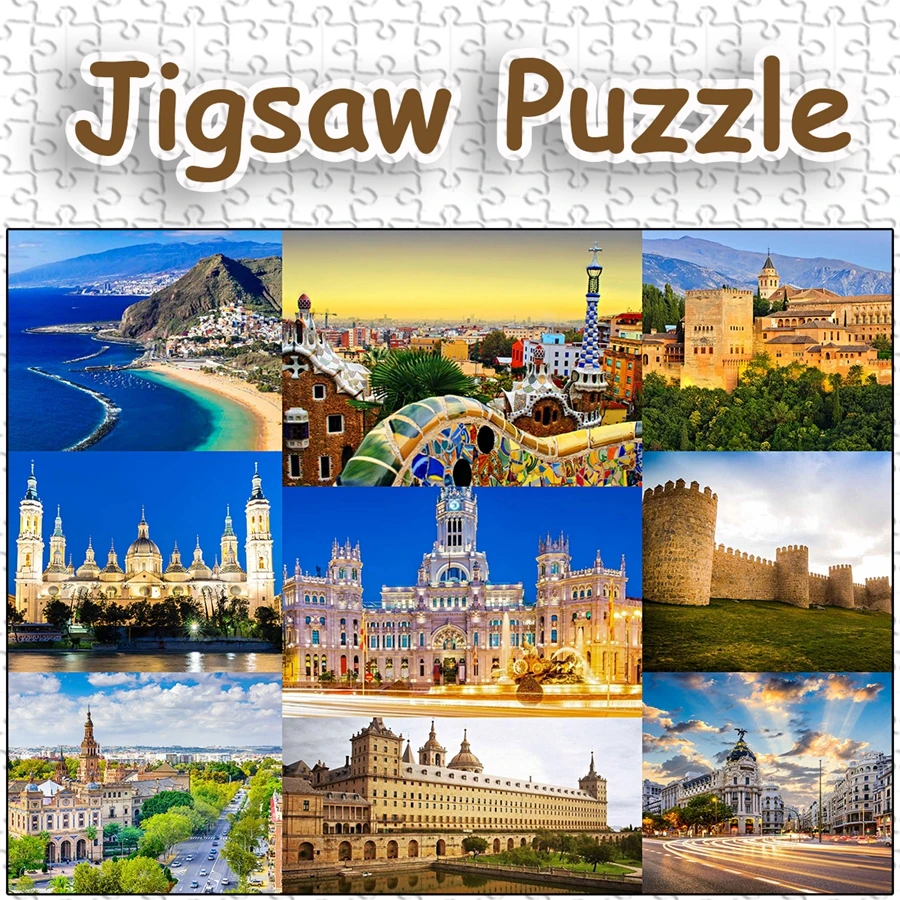 

Пазл деревянный детский «сделай сам», 500/1000 шт.