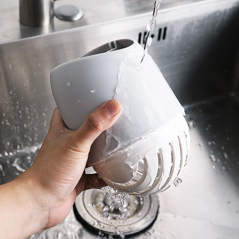 

Round Chopsticks Tube Kitchen Organizer Product Multifunctional Drain Tableware Chopsticks Storage Box Kitchen Accessories