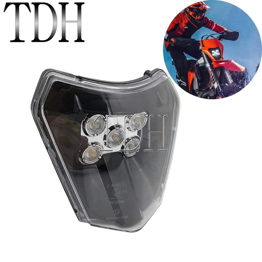Для FE FC TE TC 125 250 350 450 супермото мотоциклетные фары Enduro SX F EXC XC W Байк светодиодный