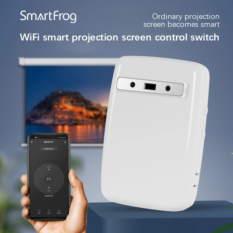 

Tuya WiFi Smart Curtain Switch Electric Projection Screen Voice Control Timer DIY Smart Home Works With Alexa Google Home