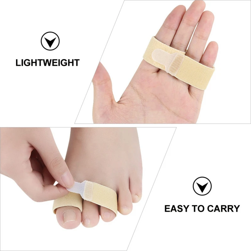 

10Pcs Finger Brace Splint Support Finger Toe Splint Wraps Separator for Finger