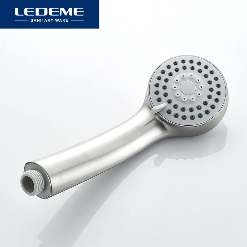 ledeme bathroom shower faucet rainfall stainless steel in wall shower pipe with hand waterfall rain shower faucets tap l72405 free global shipping