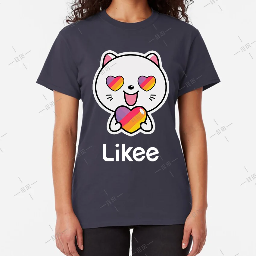 Ликээ футболка для приложения ликээ сердце ca подарочные футболки 2019 крутая