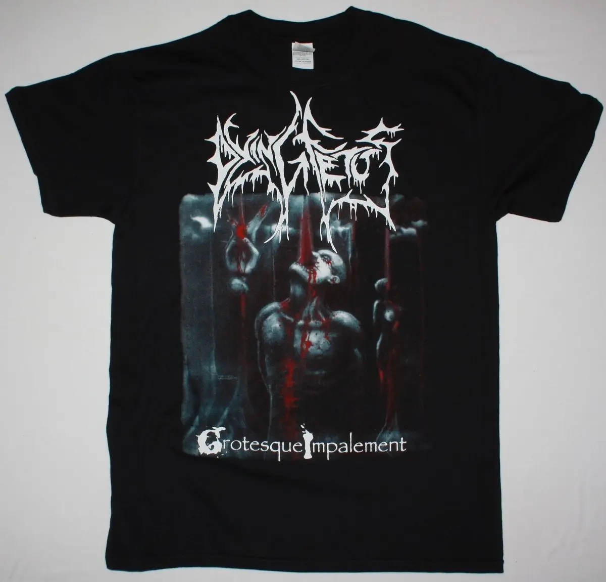 Dying Fetus гротеск импаблирование смерти Металл Grindcore Новая Черная футболка | Мужская