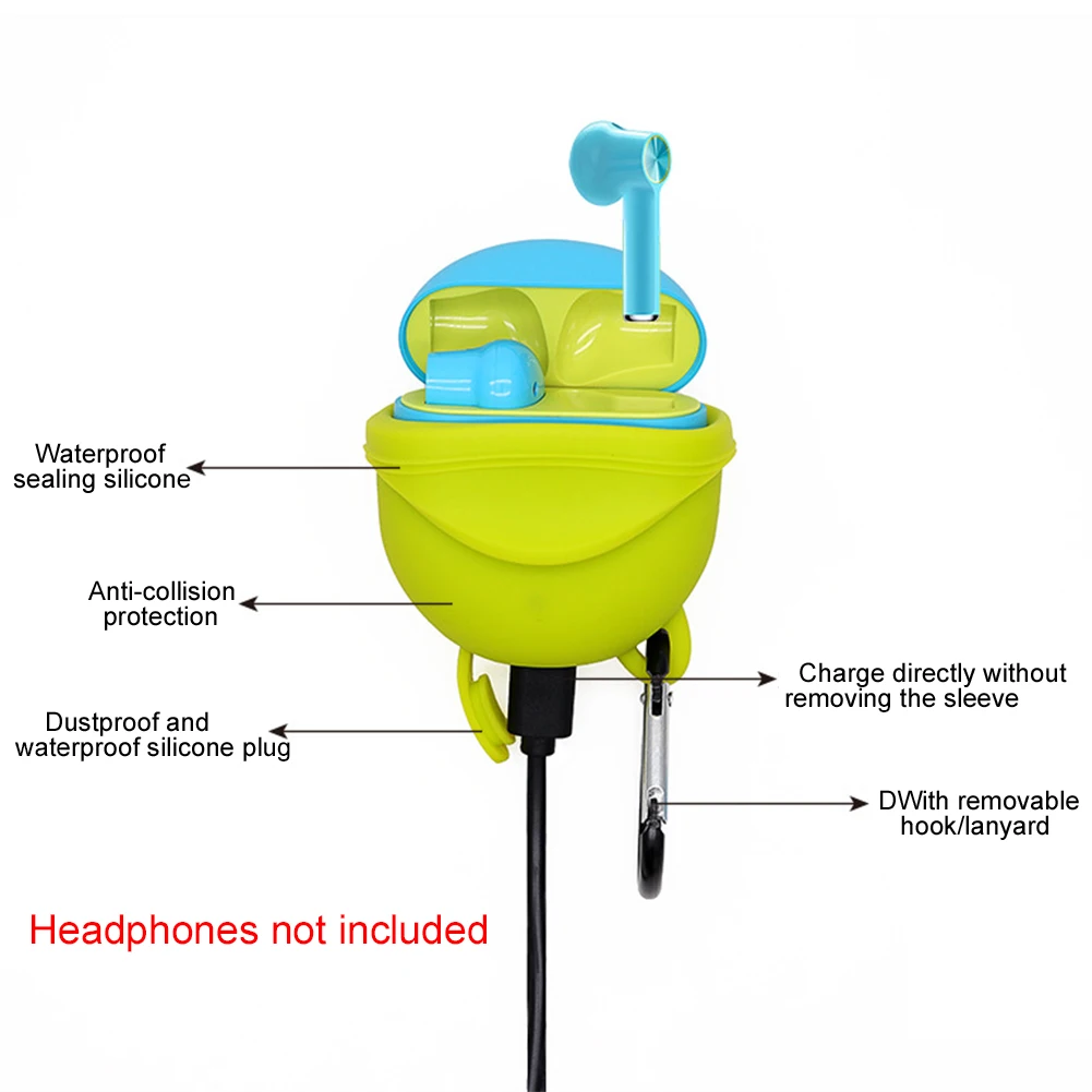 Защитный чехол с карабином легко установить противоударные настоящие