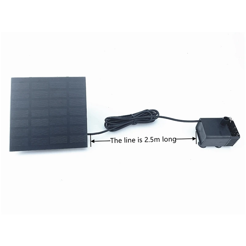 

Solar Power Water Pump - Garden Fountain Pool Watering Pond Pump Pool Aquarium Fish Tank with Separate Solar Panel