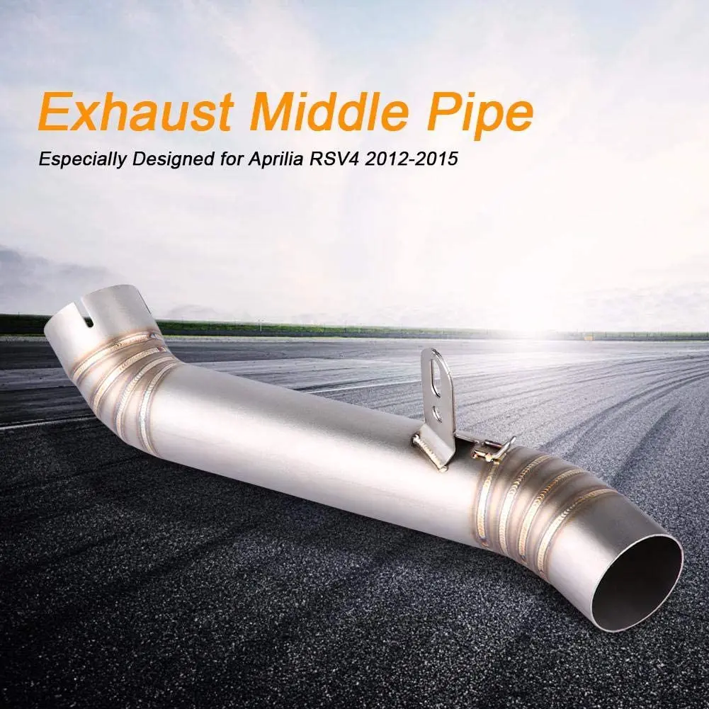 

60mm For Aprilia RSV4 APRC 2012 2013 2014 2015 Motorcycle Exhaust Connect Middle Mid Link Pipe Connector
