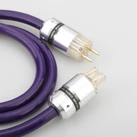 high quality audiocrast p102 6n occ ac power cable pure copper european standard power connector eu schuko power cord hifi