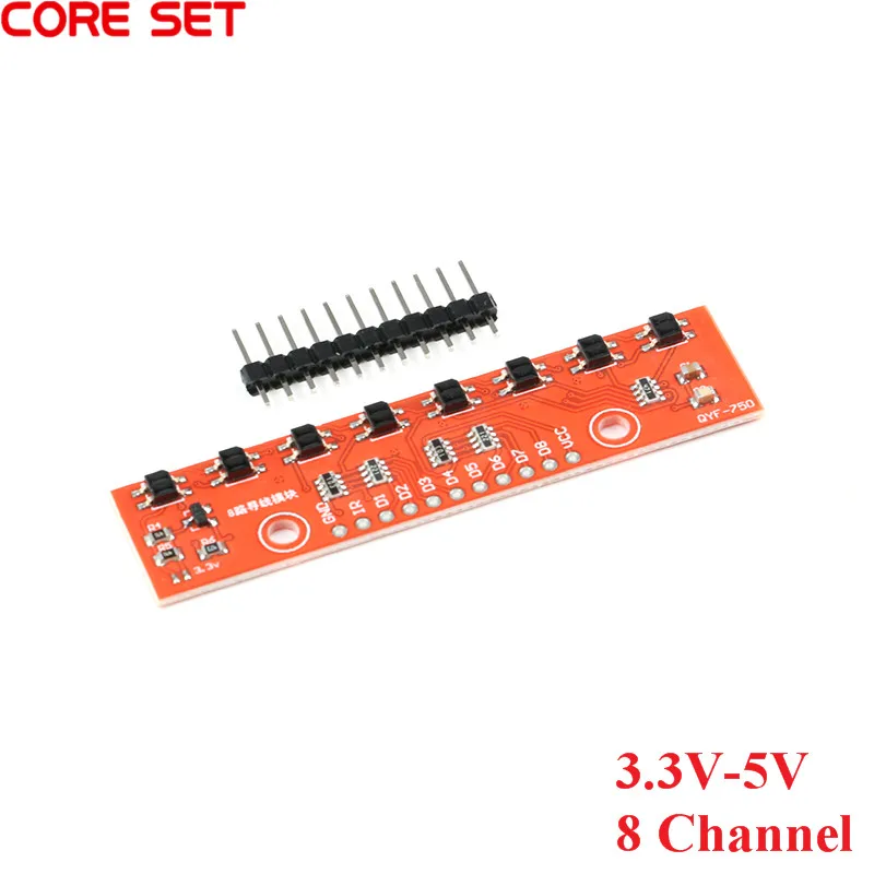 Модуль отслеживания 8 каналов инфракрасный датчик обнаружения 3 3-5 В сделай сам