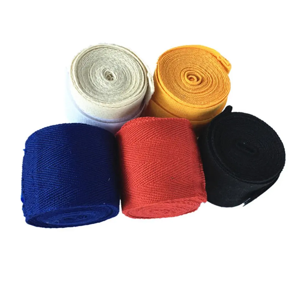 

1 pcs Width 5cm Length 2.5M Cotton Sports Strap Sanda Muay Hand Wraps Professional Thai MMA Taekwondo Boxing Bandage