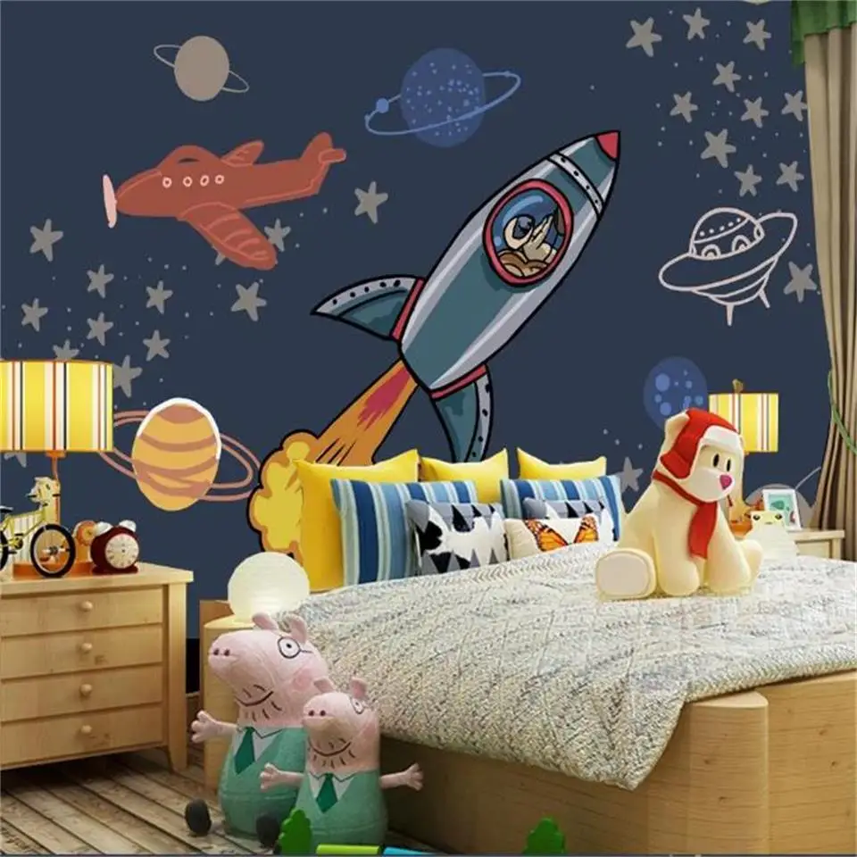 Фотообои 3d размеров под заказ настенные 3D-обои для гостиной детской комнаты