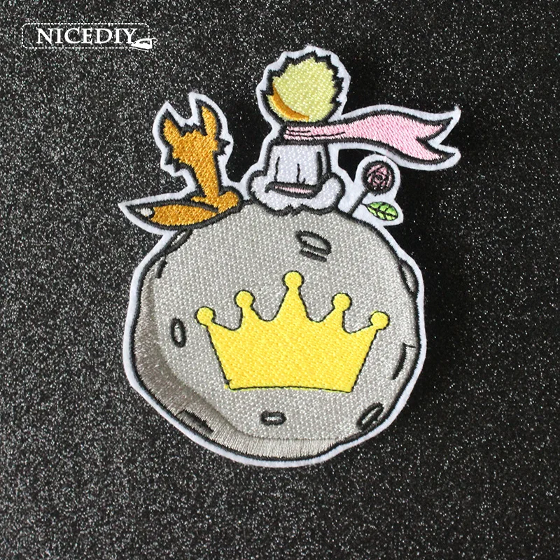 Нашивки Nicediy The little Prince вышитые нашивки для одежды Мультяшные глажки на одежде