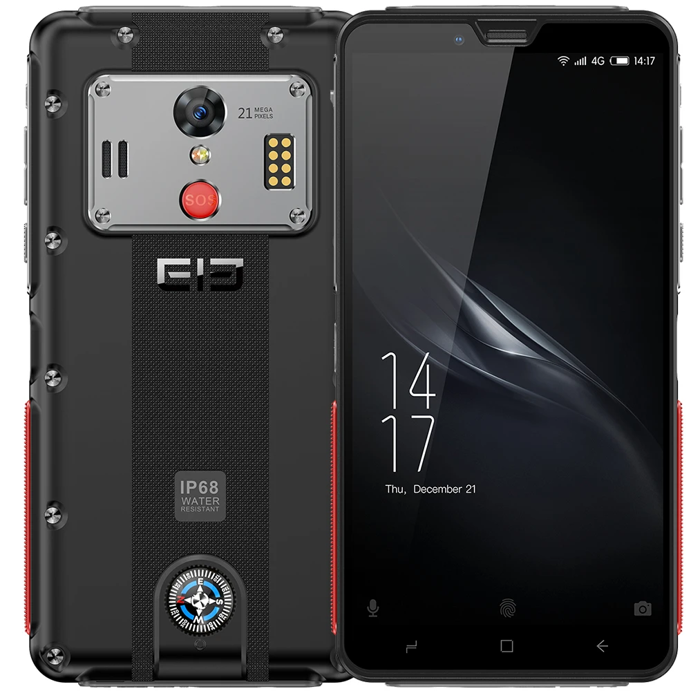 Оригинальный elephone солдата 4G смартфон 5 ''android 8 0 MTK X25 4 Гб Оперативная память 128
