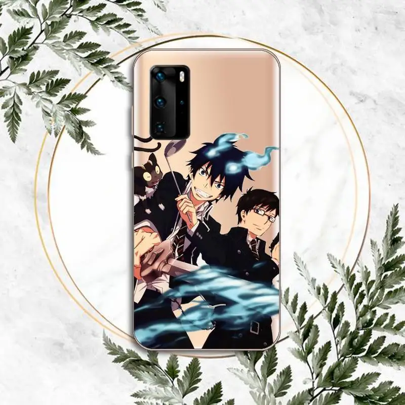 

Blue Exorcist Japanese manga Phone Case Transparent for Huawei P honor 8 10i 20 30 40 smart 2019