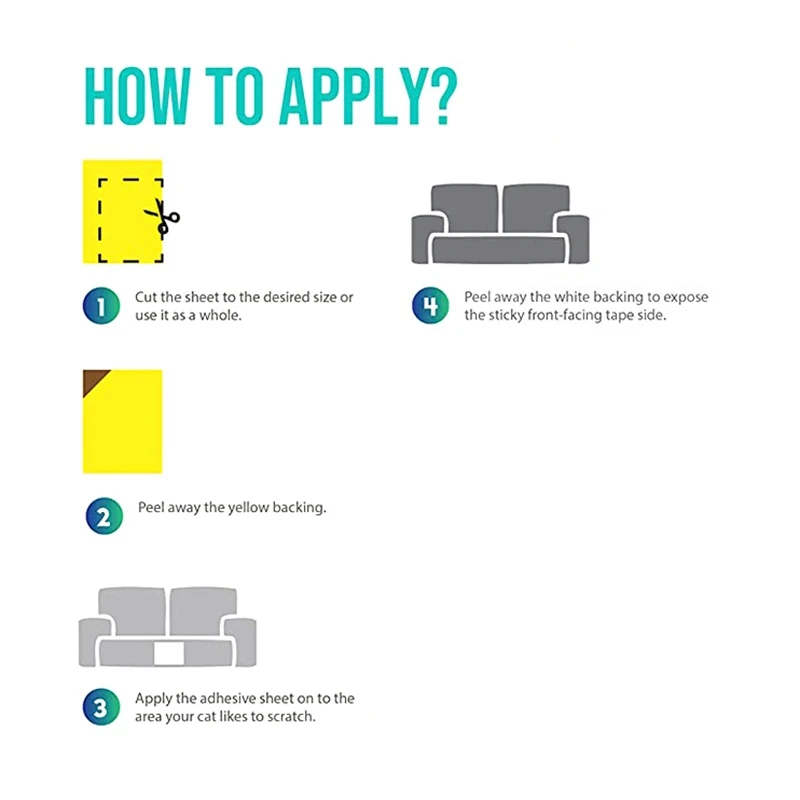 Лента сдерживающая для кошачьих царапин прочная прозрачная клейкая лента защиты
