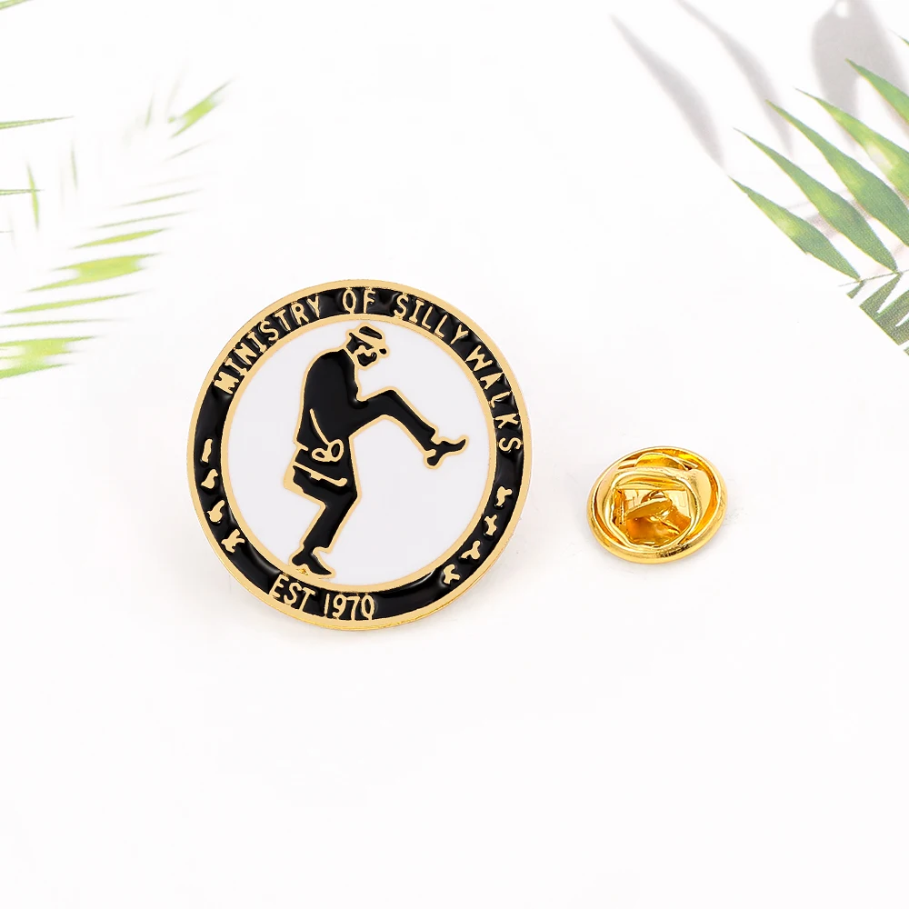 Monty Python Ministry of Silly Walks эмалированная булавка EST 1970 брошь как далеко вы можете пойти
