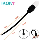 IKOKY силиконовый катетер вибратор секс-игрушки для мужчин уретральные расширители вставка уретральная пробка для пениса вилка одна скорость