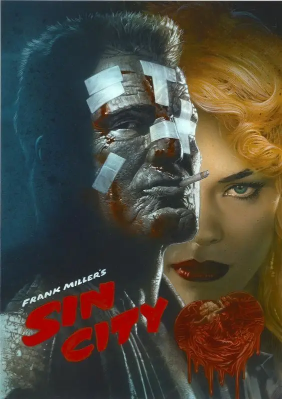 

Sin City FILM MOVIE METAL TIN SIGN POSTER WALL PLAQUE