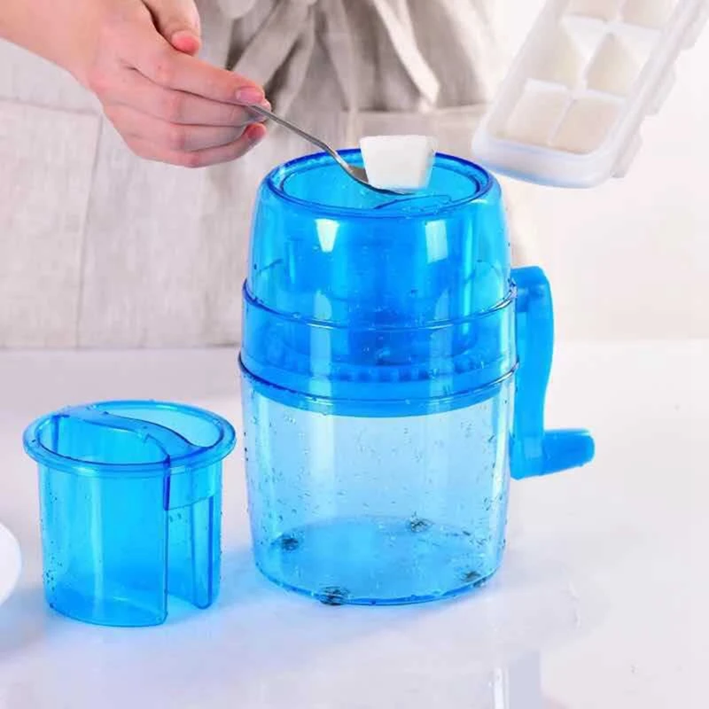 1L портативная ручная дробилка для льда бритва измельчения снега машина