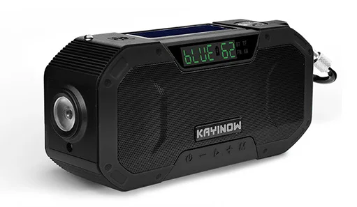 

New 2020 solar hand-cranked radio outdoor multi-function emergency radio bluetooth speaker