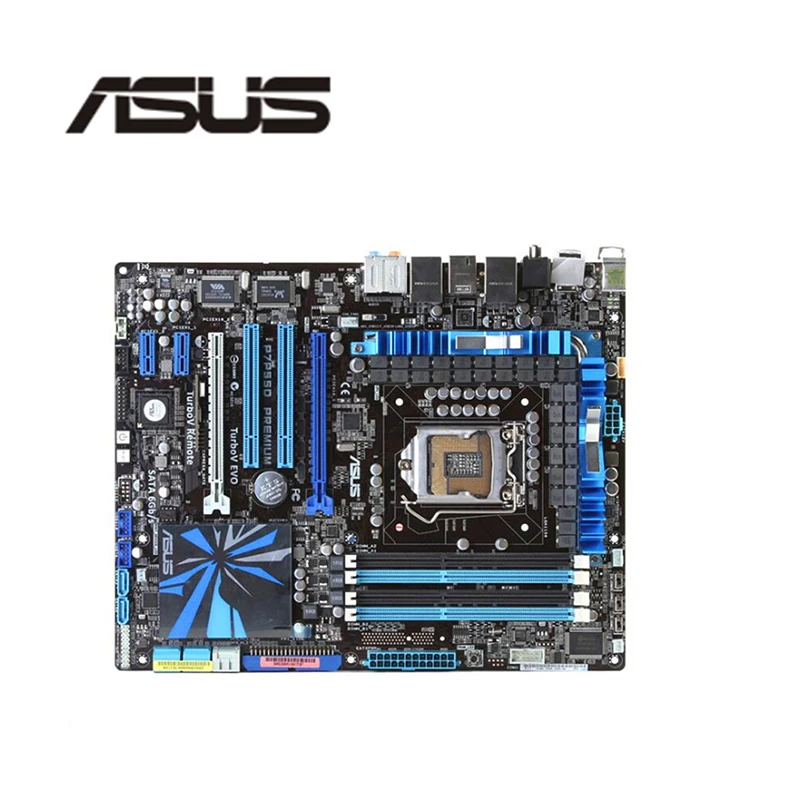 Материнская плата для ASUS P7P55D Premium LGA 1156 DDR3 16 Гб Intel P55 P7P55 десктопная материнская SATA