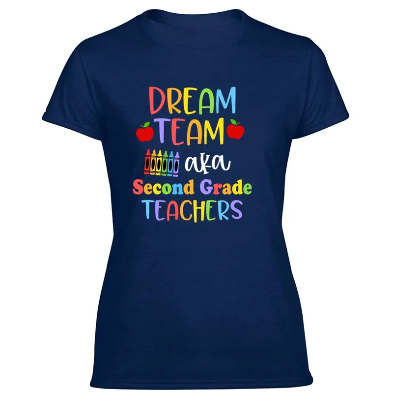 Винтажная Dream Team Aka футболка для учителя второго класса Мужская с круглым вырезом