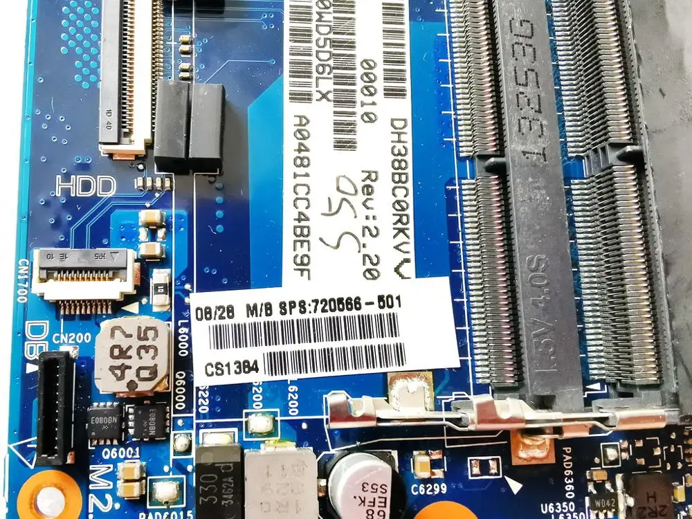 Оригинальная материнская плата для ноутбука HP ENVY 15 GT740M 2 Гб 720566-501 протестирована