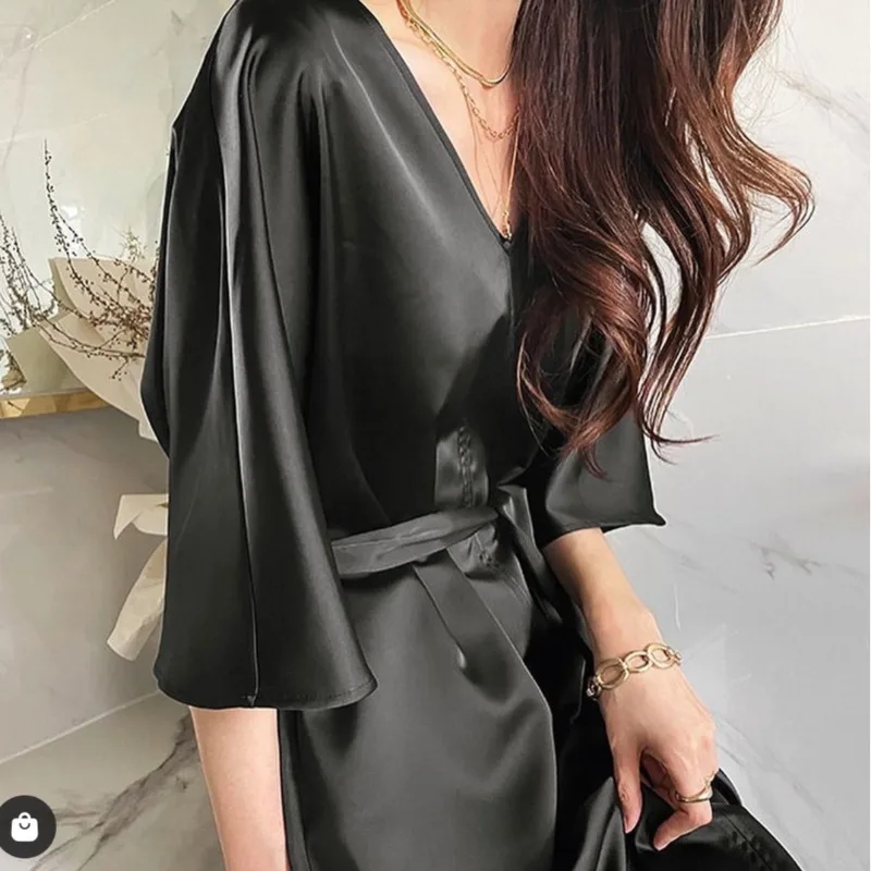 Женское однотонное платье Вечерние завышенной талией элегантное праздничное