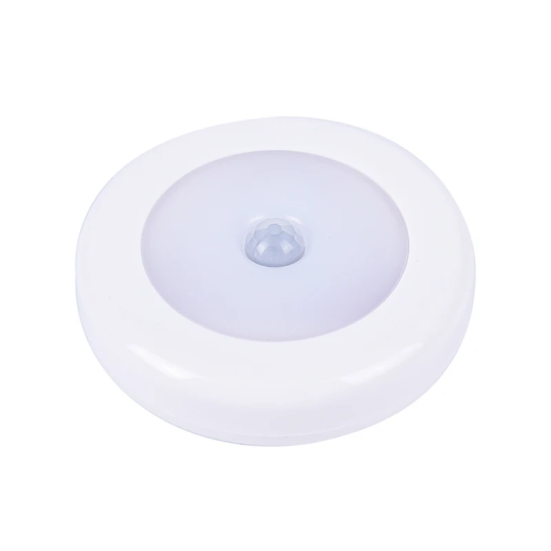 

1pc 4.5V Body Motion Sensor LED Wall Lamp Night Light Induction Lamp Search Lamp