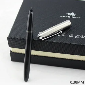 Ручка перьевая Jinhao 51A, винтажная художественная качественная со стальным металлическим колпачком, 0,38 мм, сверхтонкие ручки, канцтовары, принадлежности для школы и офиса, A6994