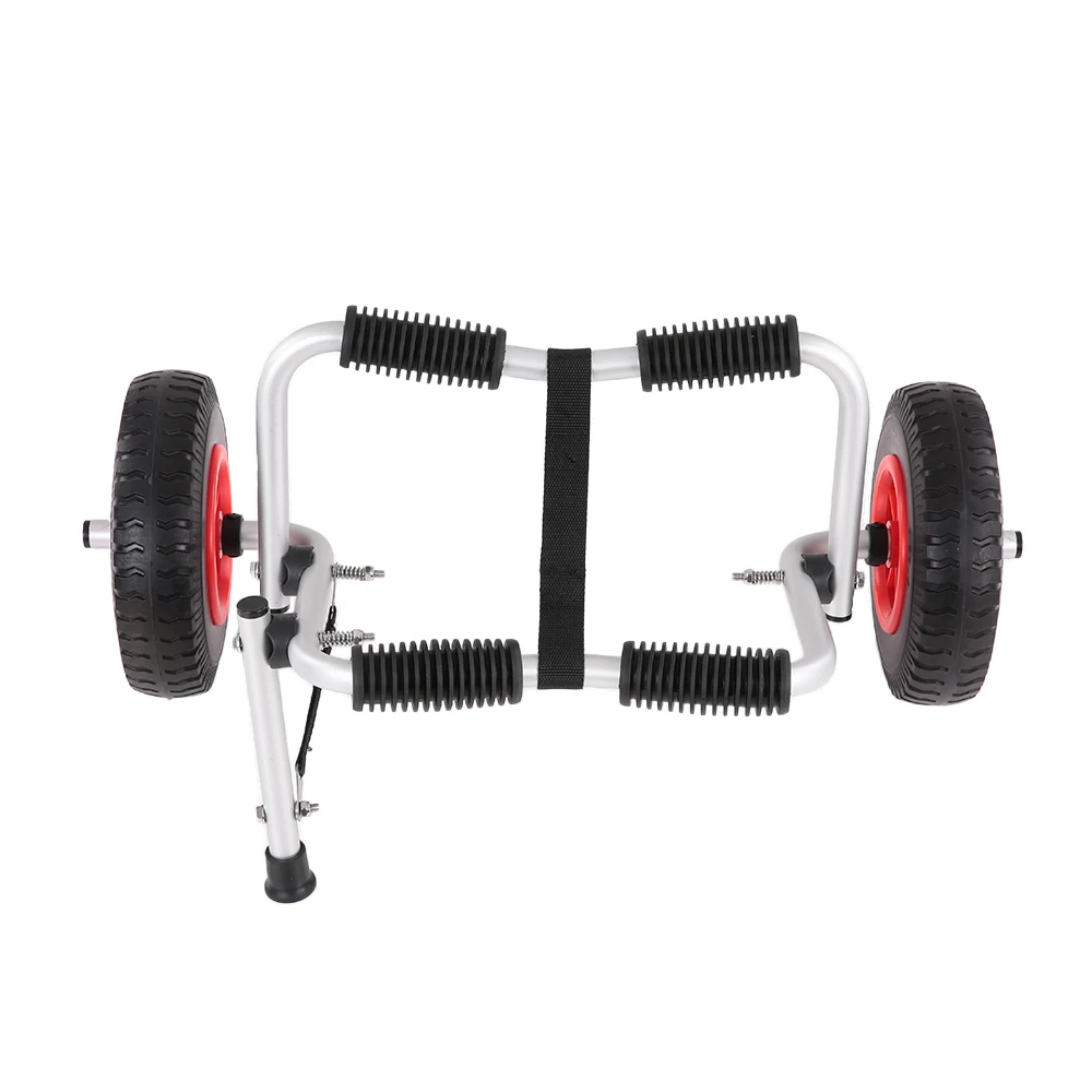 Trolley Lightweight Foldable Boat Kayak Carrier Canoe Dolly Tote Transport Trailer Cart Removable Wheels Aluminum Rubber | Спорт и