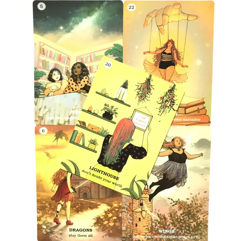 Tarot m&aacute;gico de or&aacute;culo para fiestas, cartas de 45 cartas Believe in Your Own, Tarot y variedad de opciones de Tarot-2